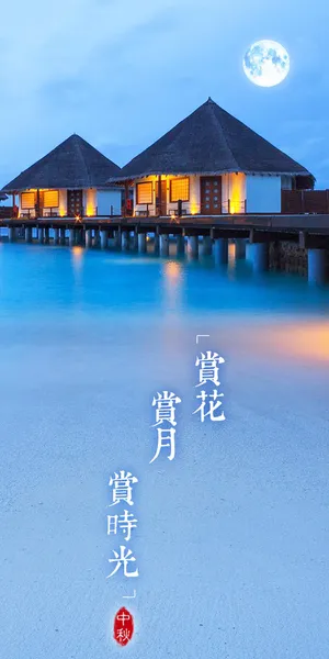 中秋节赏花赏月赏时光