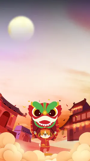二月初二,舞龙舞狮