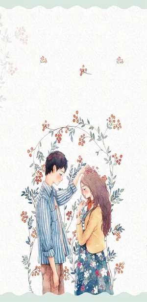 甜蜜的情侣