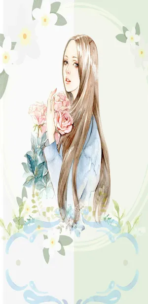 唯美女孩七月你好