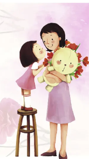 最美的花给最美的她