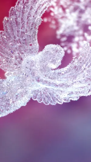 冰雪天使雕塑