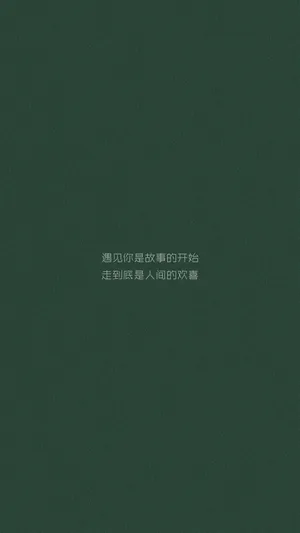 浪漫情话简约纯色文字配图