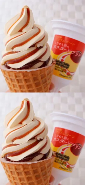 夏日清爽美味的冰淇淋