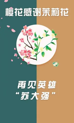 武大樱花感谢茉莉花