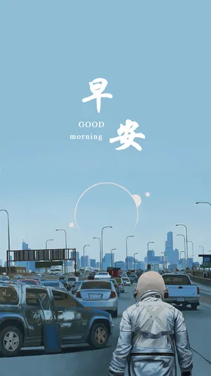 流浪宇航员早安