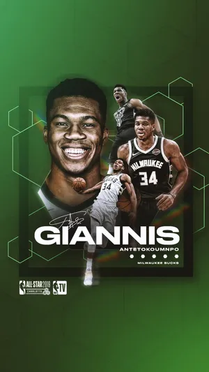 扬尼斯·阿德托昆博2019NBA全明星海报