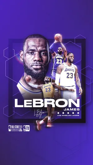 勒布朗·詹姆斯2019NBA全明星海报