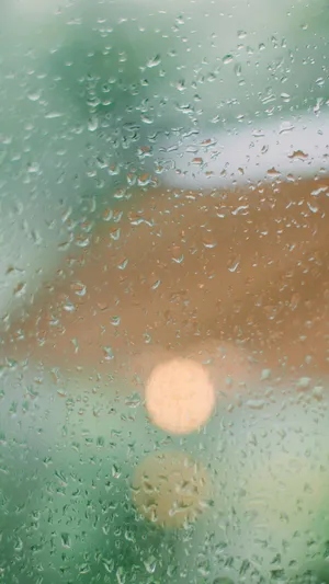 雨哗啦啦的下着