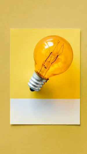 灯泡给我们带来温暖