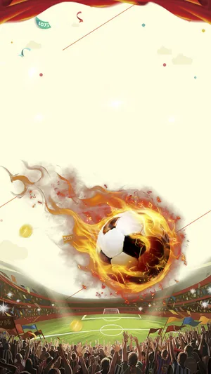 欧洲U17足球锦标赛创意插画_1