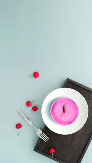 创意早安你好甜品时刻