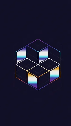 创意几何镭射渐变_1