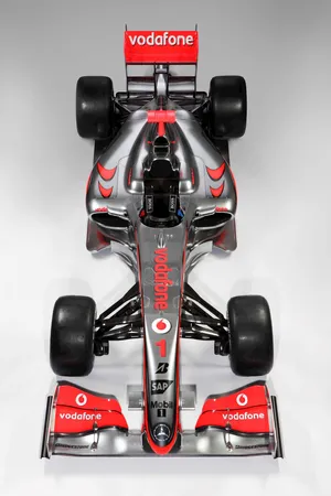 F1方程式赛车手刘易斯·汉密尔顿（Lewis Hamilton)赛车静态照