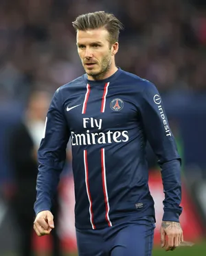 万人迷大卫·贝克汉姆（David Beckham）法甲赛场