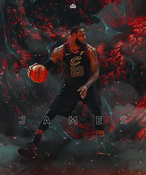 NBA篮球明星小皇帝勒布朗詹姆斯骑士时期_1