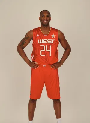 篮球明星NBA湖人队科比·布莱恩特Kobe2010西部全明星球衣
