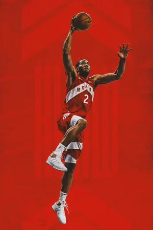 篮球明星NBA马刺猛龙队科怀莱昂纳德上篮_1