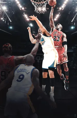 NBA篮球明星公牛队飞人迈克尔乔丹混合剪辑