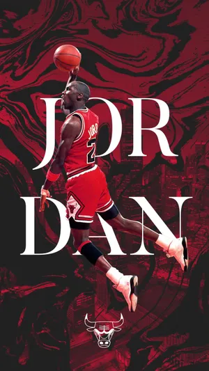 NBA篮球明星公牛队飞人迈克尔乔丹海报