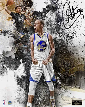 NBA篮球明星勇士队斯蒂芬库里官方海报