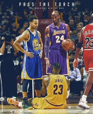 NBA篮球明星勇士队斯蒂芬库里乔丹詹姆斯科比