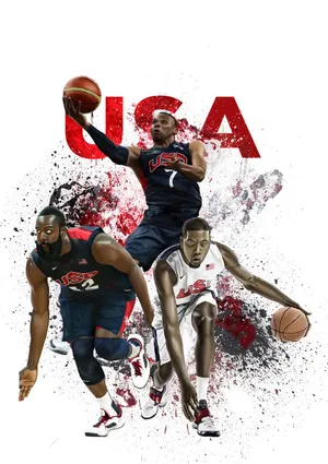 NBA篮球明星韦少拉塞尔威斯布鲁克杜兰特哈登