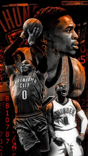 NBA篮球明星韦少拉塞尔威斯布鲁克个人秀