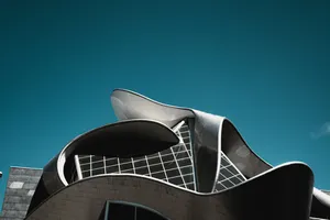现代几何建筑特写图片_1