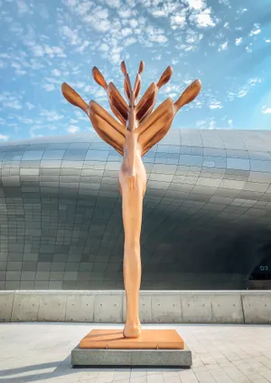 蓝天白云特色现代建筑图片_1