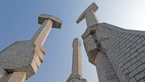 朝鲜首都平壤建筑风景图片_1