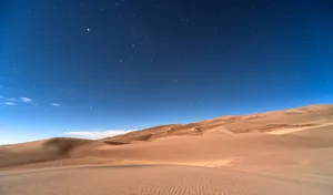 辽阔的撒哈拉沙漠荒芜风景图片