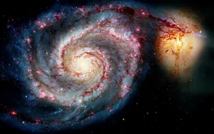 宇宙中的星系图片_1