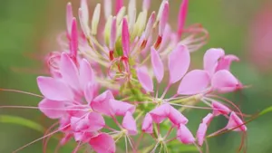 柔美醉蝶花图片_15