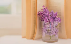 唯美瓶中花桌面壁纸_5