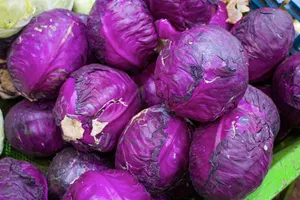 漂亮美味的紫甘蓝图片_1