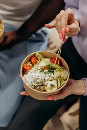 素食蔬菜沙拉图片