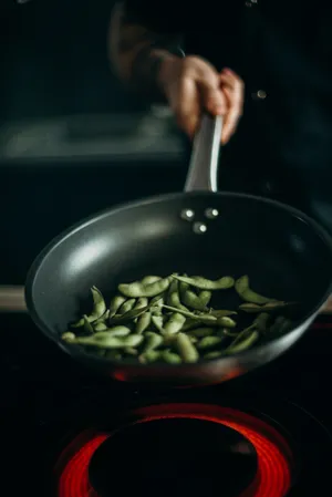 清炒毛豆图片