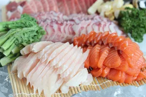 肉质鲜美的三文鱼图片