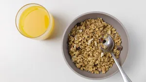 低热量的营养燕麦片图片