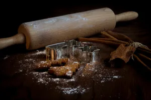 手工制作圣诞饼干高清图片第张