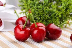 红色诱人樱桃高清图片第张