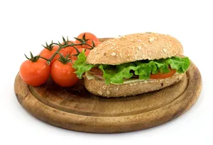 美味好吃的早餐三明治图片第张