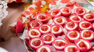 婚礼上甜点甜品桌摆台图片第张