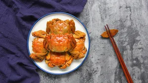 香脆好吃的大闸蟹图片第张