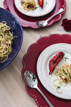 美味的海鲜意大利面图片第张