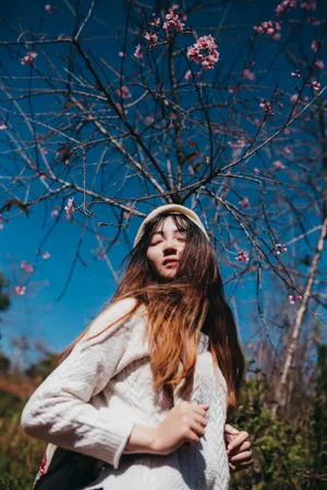 冬日女孩写真图片第1张