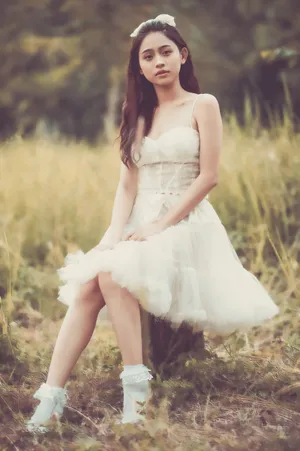 清新治愈系女生图片写真