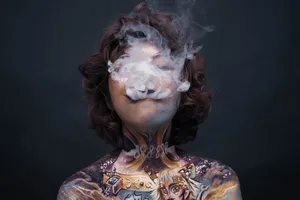 彩绘人像艺术摄影欣赏图片第1张