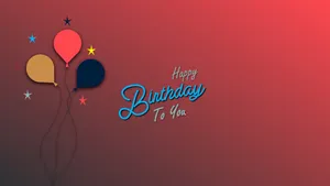 生日快乐祝福语背景图片